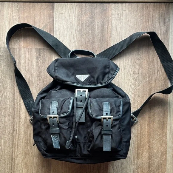 Prada Vintage Black Mini Backpack - Picture 1 of 10